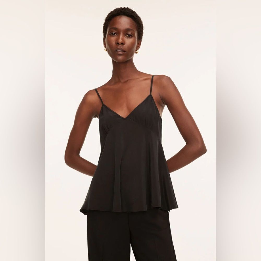 Rebecca Taylor | Nwt | Women's Black Essential Silk Cami Size 14